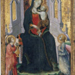 Camerino Madonna in trono Pinacoteca (Arcangelo di Cola)