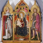 Genga Madonna con Bambino trittico(Antonio da Fabriano)